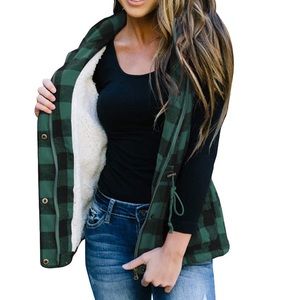 Sherpa Lined Flannel Jacket 